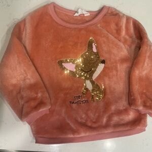 **Bundle kids stuff & save**  H&M Pink Sequin Deer Sweatshirt